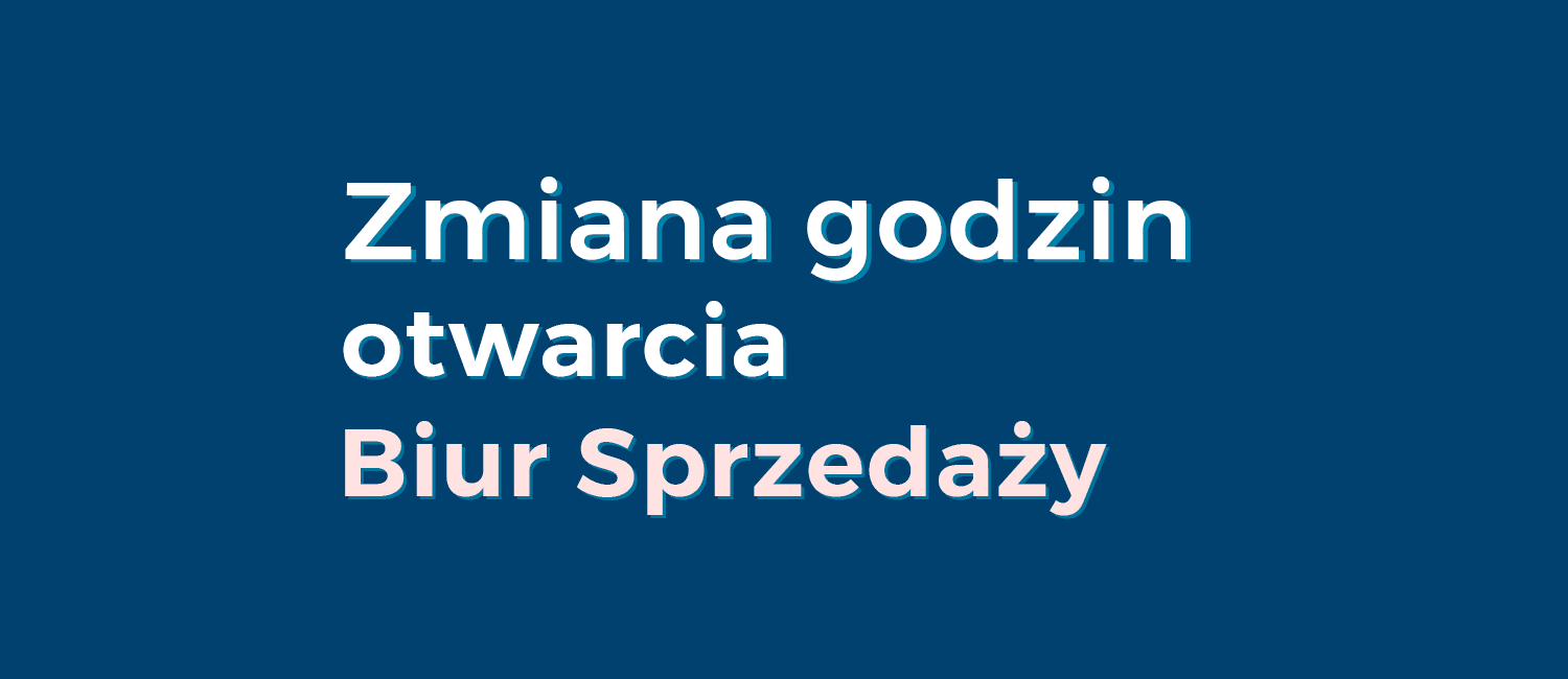 Zmiana godzin otwarcia Biur Sprzedaży inwestycji Słoneczna Morena oraz Nowa Letnica w dniach 14-15.12.2018r.