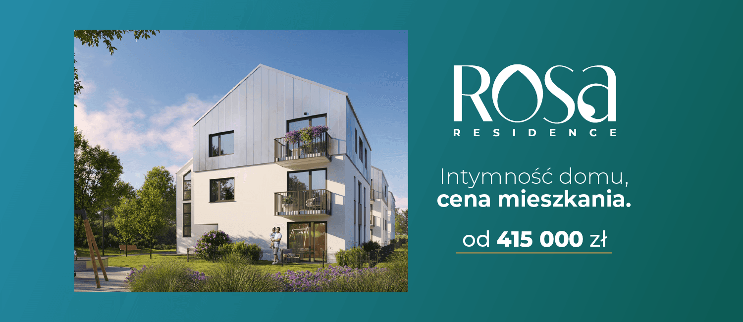 ROSA Residence - intymność domu, cena mieszkania